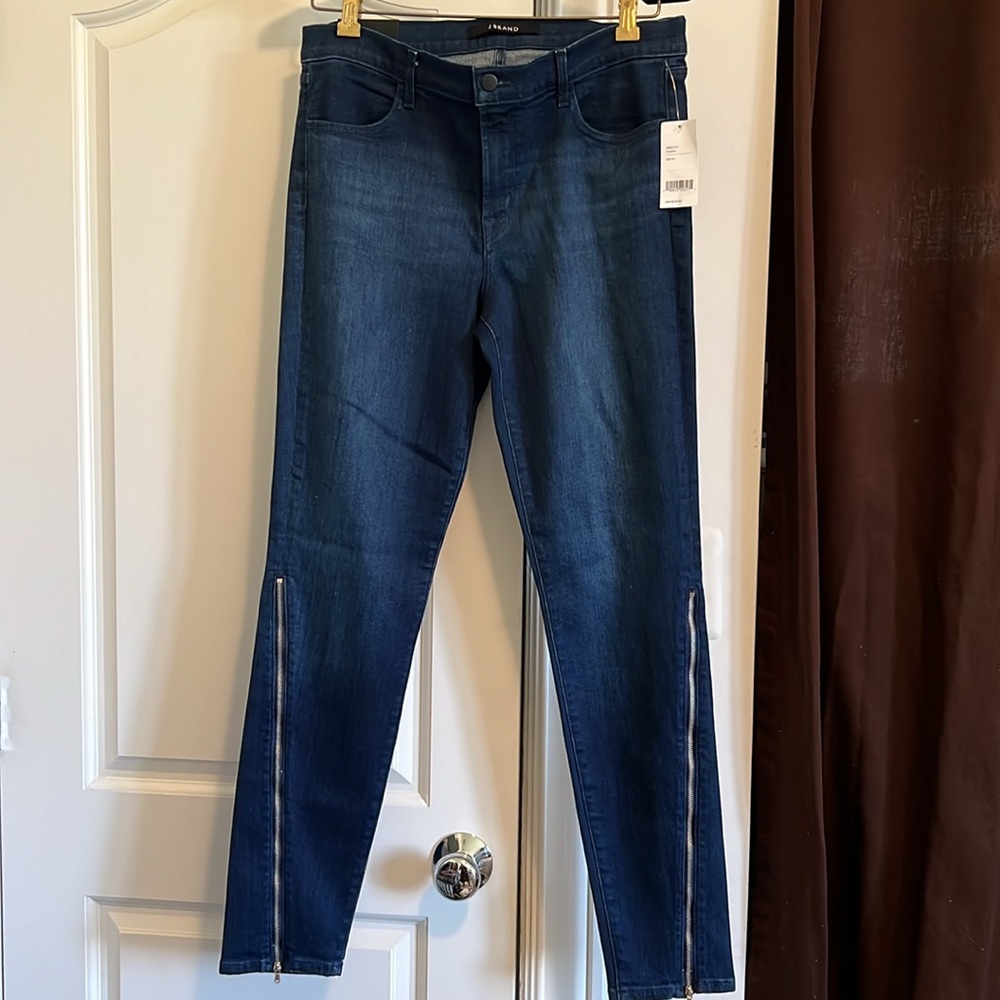 NWT: J BRAND Stormy super skinny zipper jeans sz 31